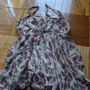 Flowy floral tank top